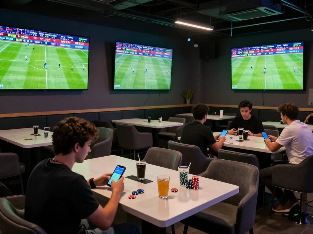 Socolive enhances the sports betting experience with live match displays and enthusiastic bettors actively engaging with their apps.