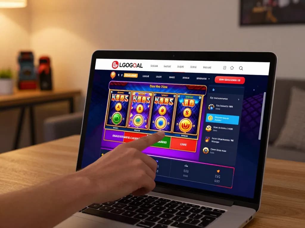 Engaging gameplay on LGOGOAL online casino platform, showcasing vibrant games and user interaction.