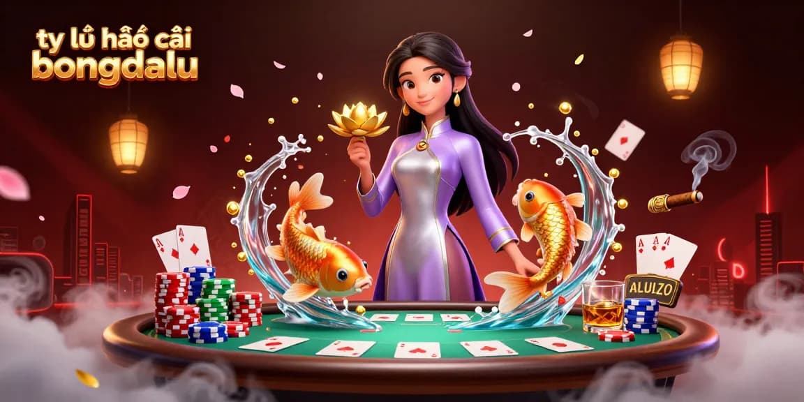 Bet on tỷ lệ nhà cái bongdalu with detailed poker elements and elegant character design