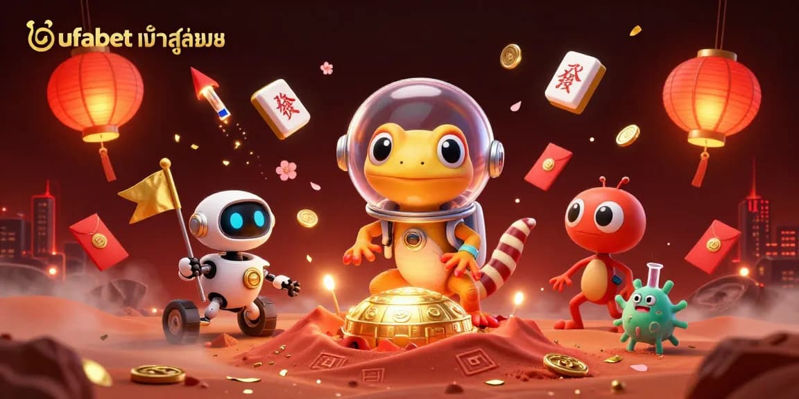 Experience the excitement of ufabet เข้าสู่ระบบ within a vibrant Martian casino adventure.