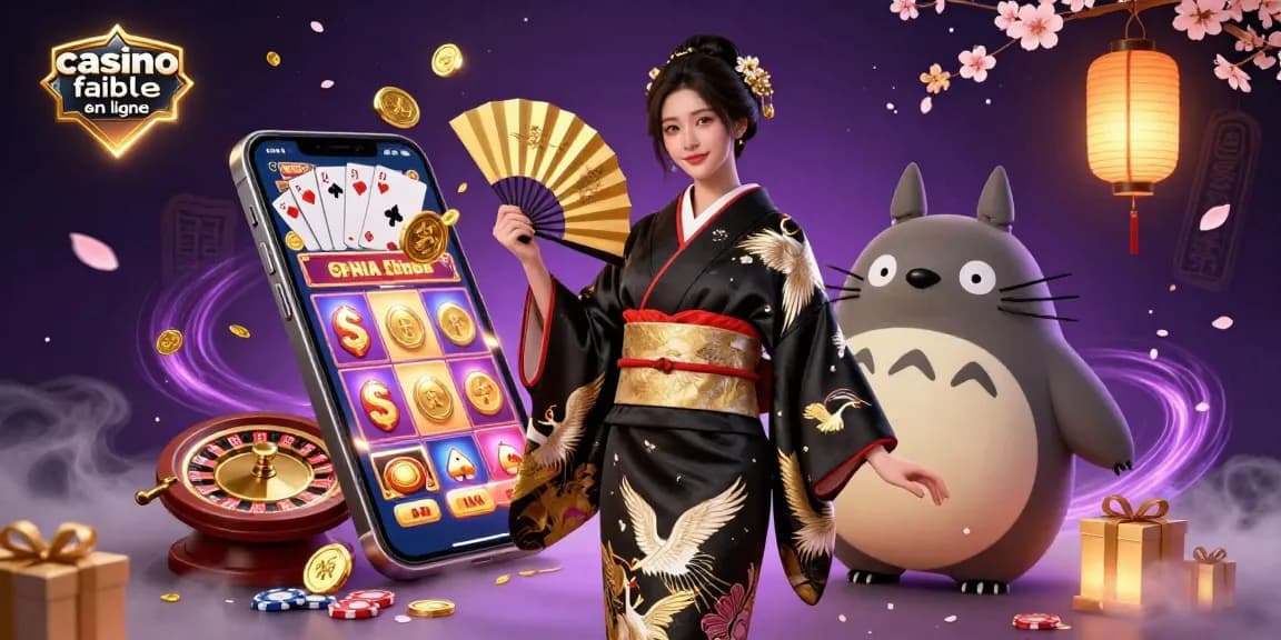 Découvrez l'adrénaline d'un casino fiable en ligne avec une scène 3D captivante mettant en avant des machines à sous et des éléments de jeu.