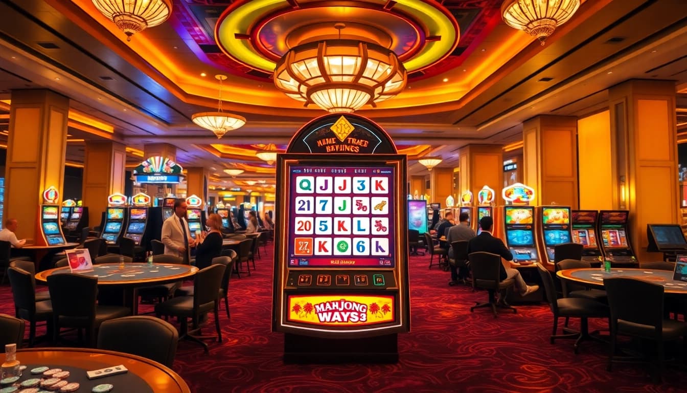 Exciting players winning on the slot Mahjong Ways 2 featuring vibrant casino visuals.