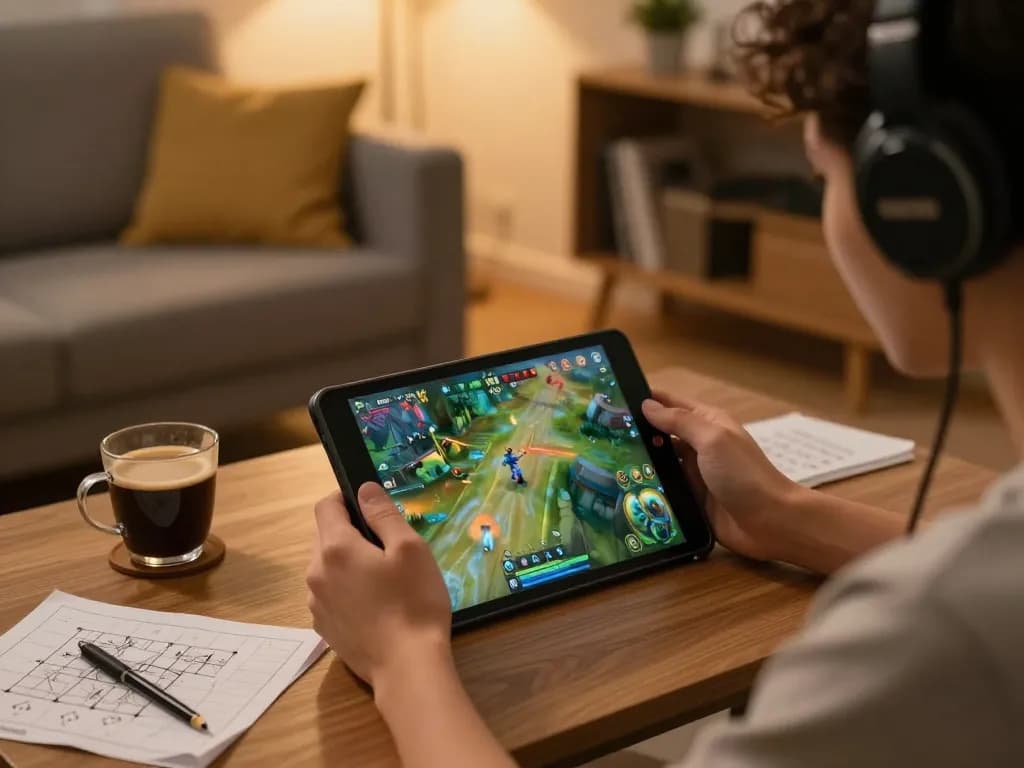 KADAL778 players enjoying interactive gameplay on a tablet in a cozy living room atmosphere.