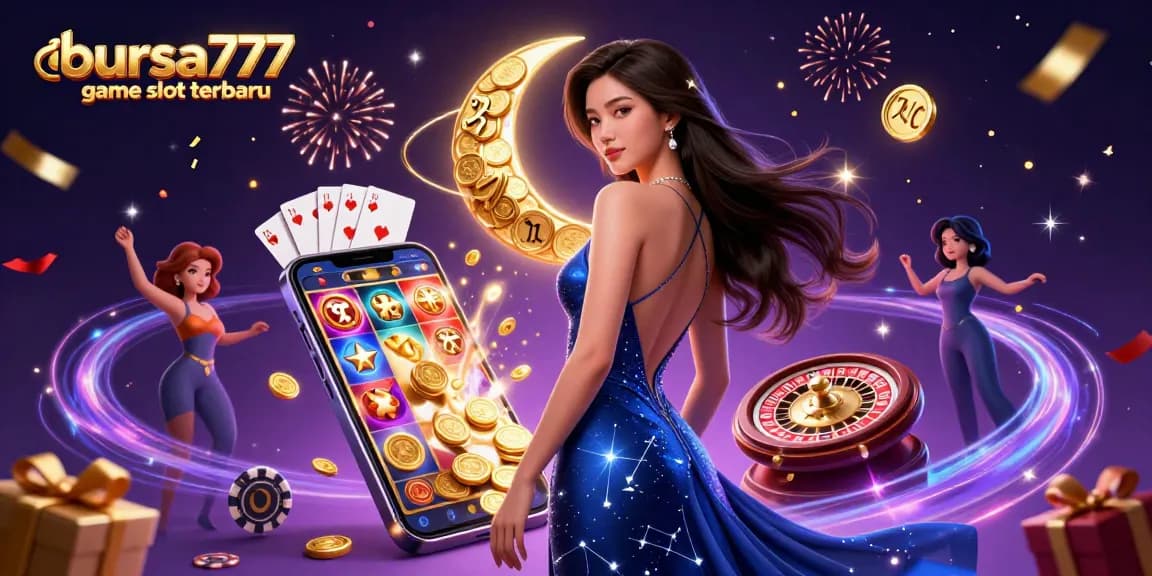 Bursa777 game slot terbaru showcasing captivating slot gameplay with vibrant elements and exciting visuals.