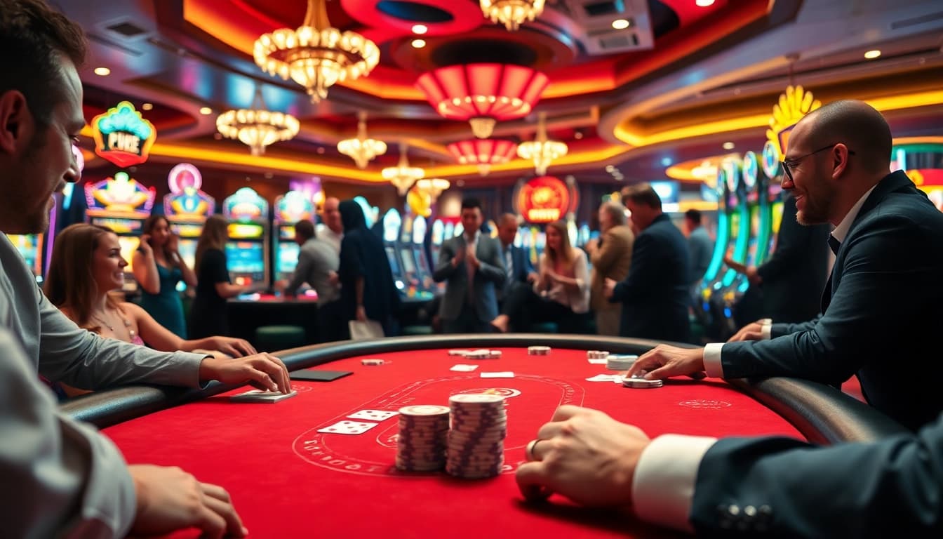 Keberuntungan menunggu di meja poker landaktoto saat pemain merasakan kegembiraan.