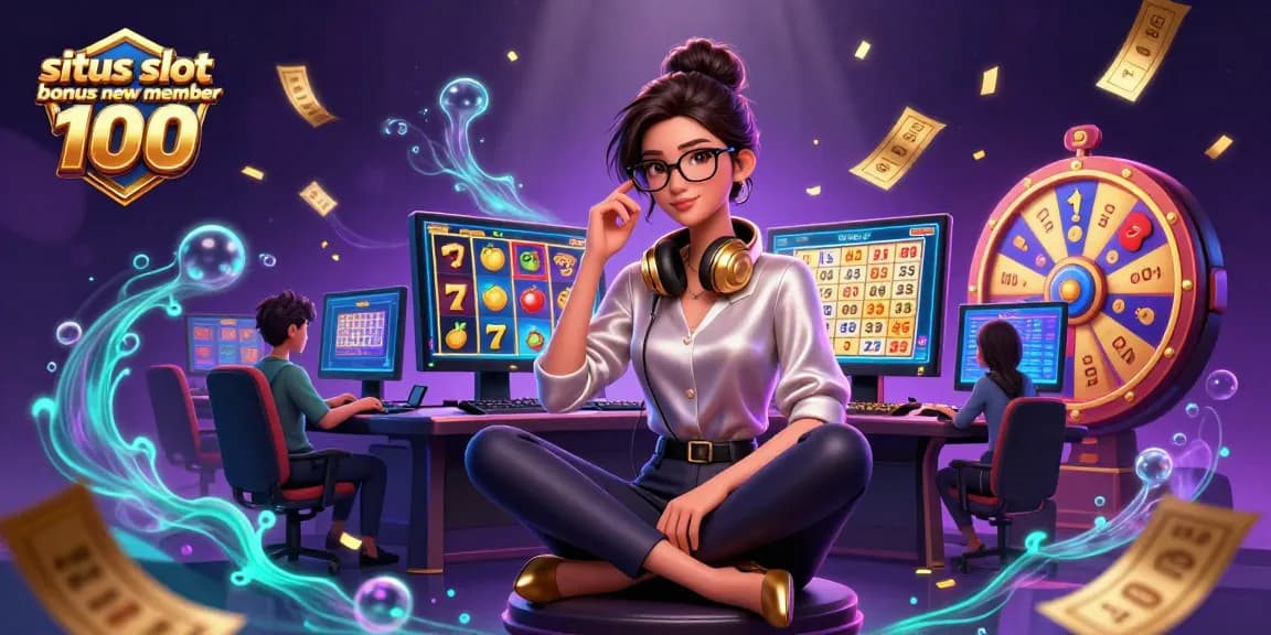 Engage with situs slot bonus new member 100 to experience thrilling slot games and bonuses.