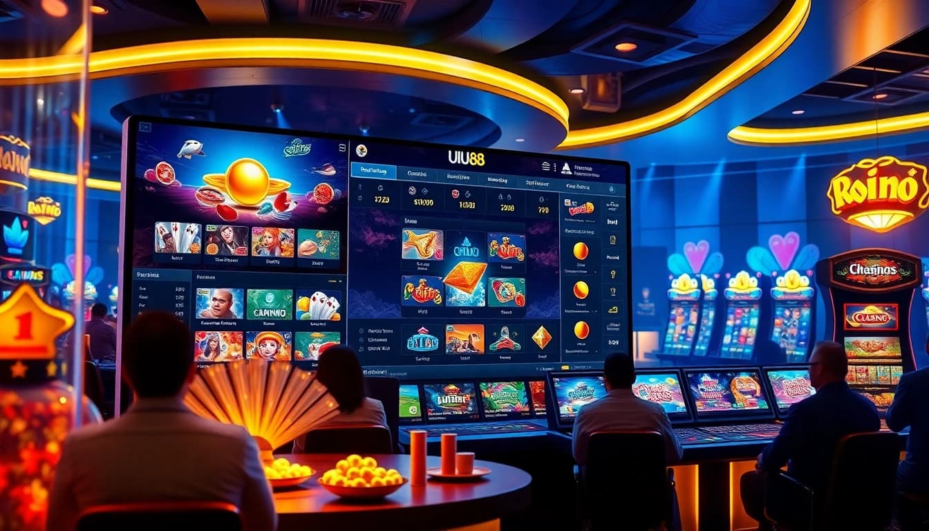 Engaging online gambling interface showcasing uu88 com with vibrant games and user-friendly design.