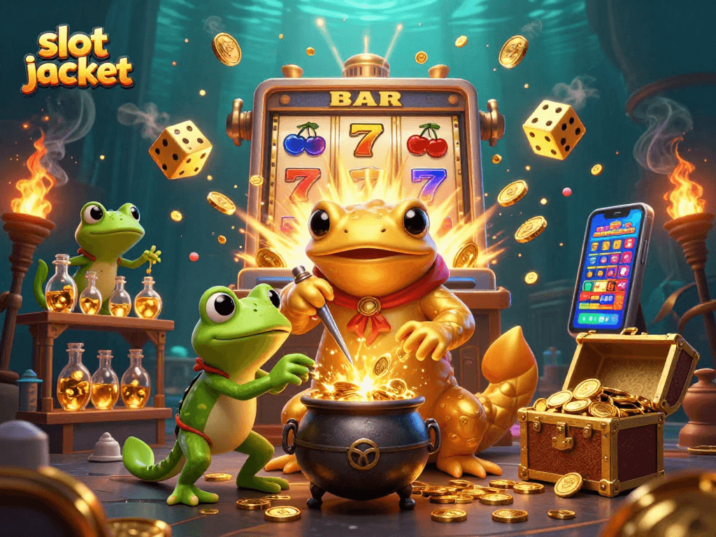 Spin the reels with slot jackpot and revel in vibrant casino gold explosion!