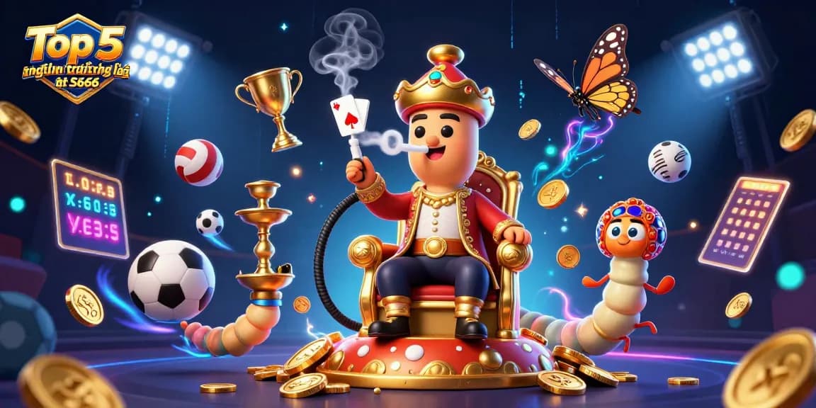 Experience the thrilling success of Top 5 người chơi trúng thưởng lớn tại S666 with vibrant casino elements.