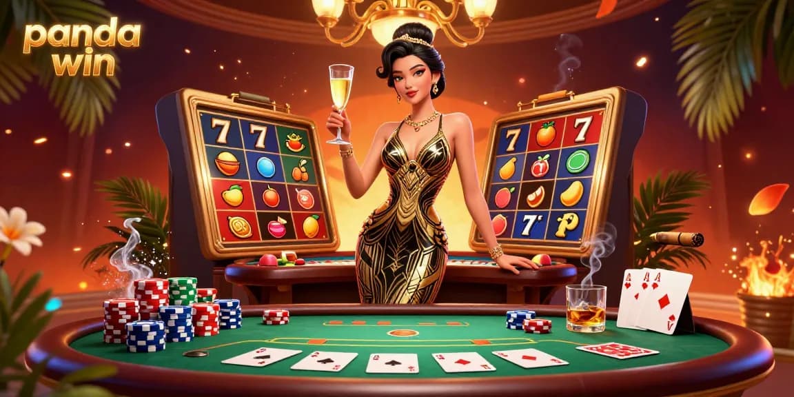Panda win menawarkan pengalaman permainan slot yang menarik dengan elemen 3D yang hidup dan suasana glamor.
