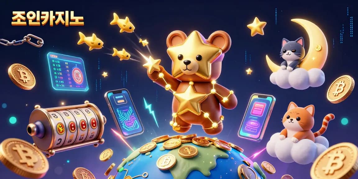 Experience exciting gaming action at 조이카지노 with captivating characters and dazzling casino elements.