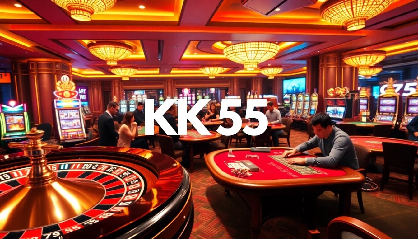 Engage with the thrilling ambiance at trang chủ KK55, where gamblers enjoy diverse gaming options and exciting promotions.