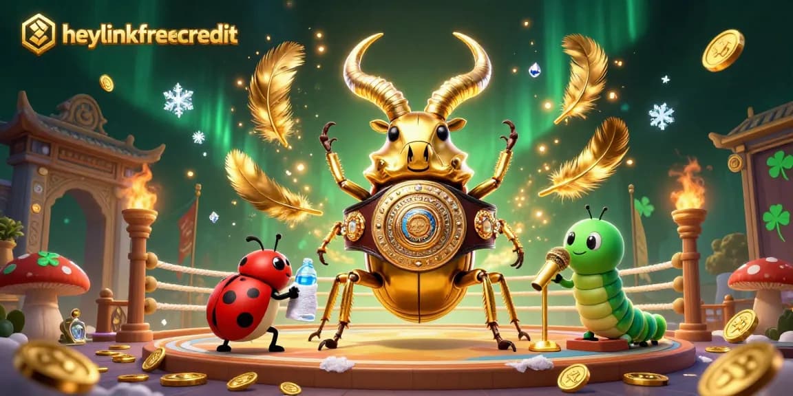 Engage with heylinkfreecredit in an exciting casino showdown featuring unique cartoon characters and vibrant elements.