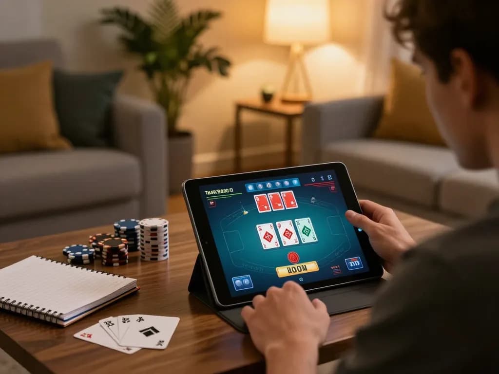 Engaging in online poker, examining data sgp for strategic betting in a cozy home environment