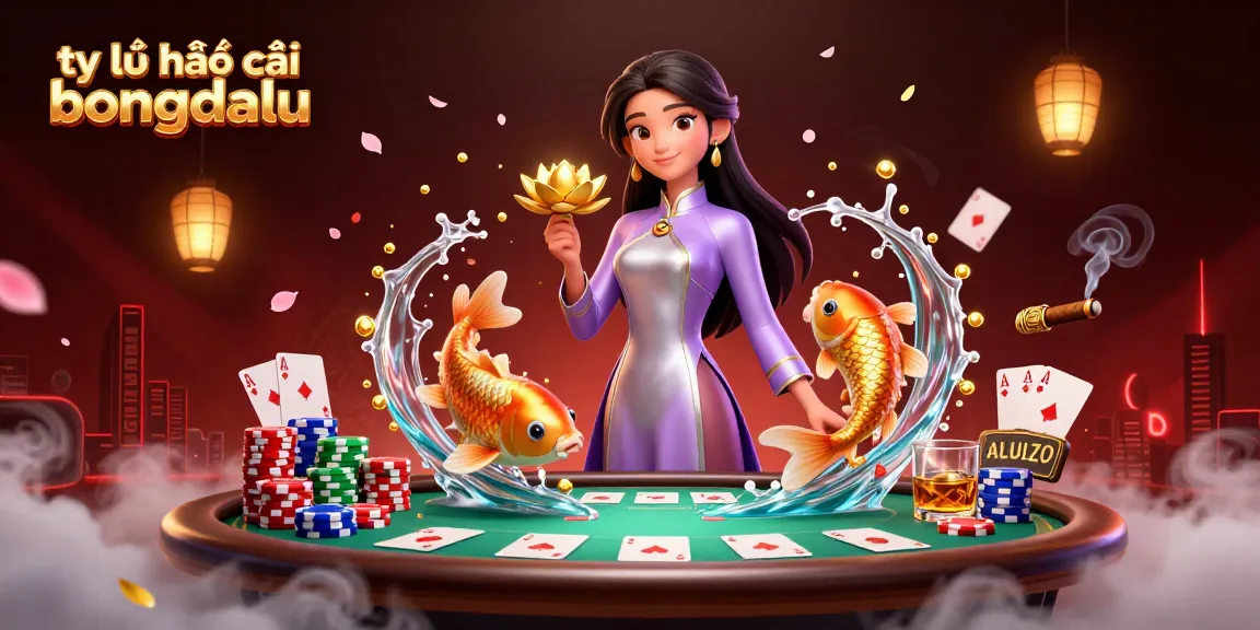Bet on tỷ lệ nhà cái bongdalu with detailed poker elements and elegant character design