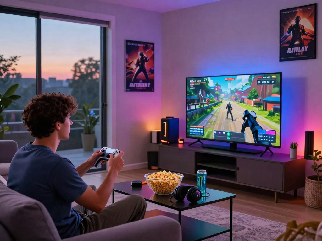 Experience digital entertainment with https://www.mpocash.net/ while gaming in a vibrant living room
