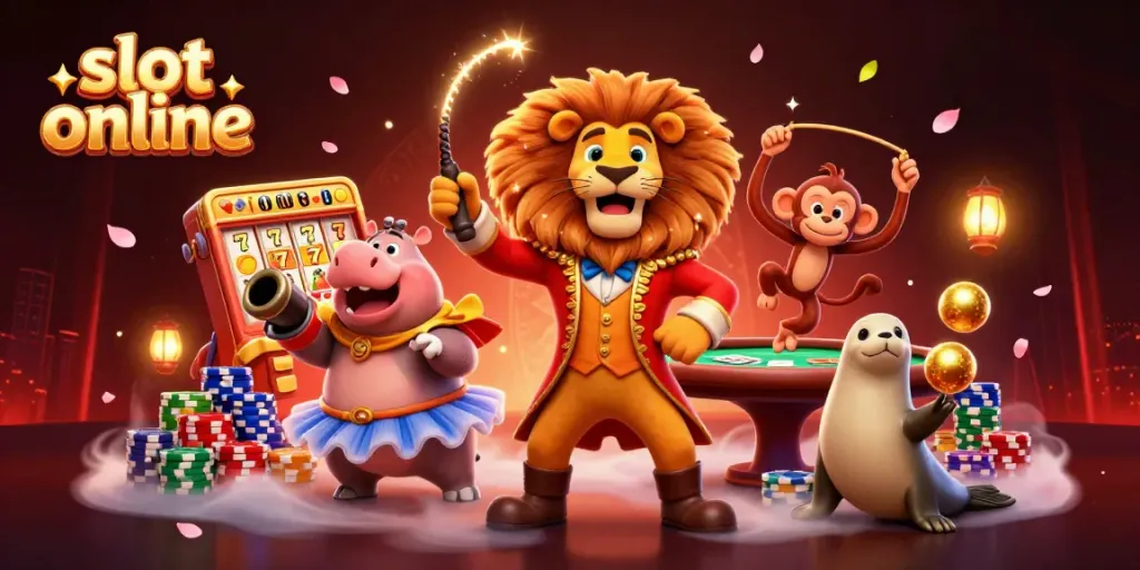 Menggoda jackpot dengan slot online yang seru, tampilan hiburan kasino yang dinamis.