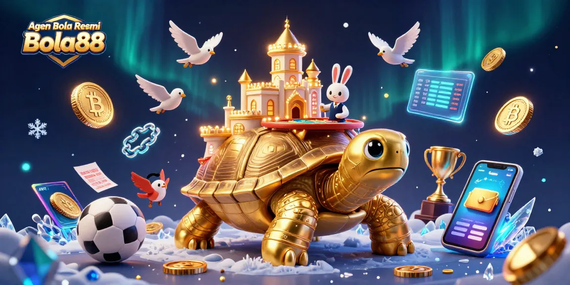 Agen Bola Resmi Bola88 provides thrilling sports betting action with captivating 3D illustration.
