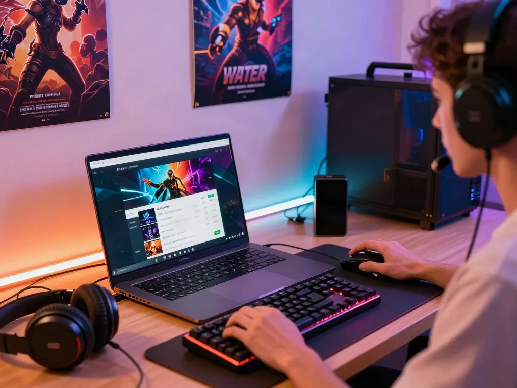 Engaging user experience on akunjp gaming platform with vibrant accessories.