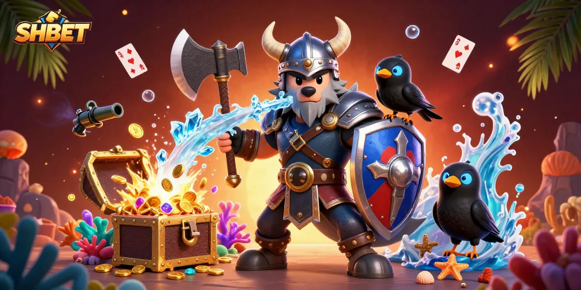 Experience thrilling gameplay with SHBET's immersive 3D illustration featuring dynamic fantasy elements and rich colors.