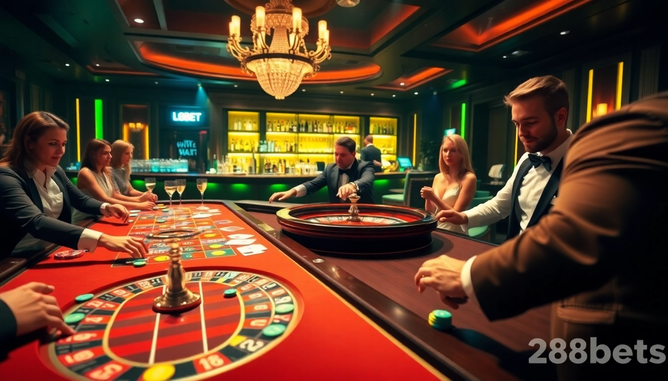 Players engaged at a roulette table, experiencing thrilling moments at 28bets casino.
