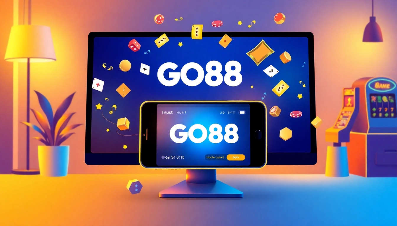 Engaging interface of GO88 online gaming platform showcasing vibrant games and user-friendly design.