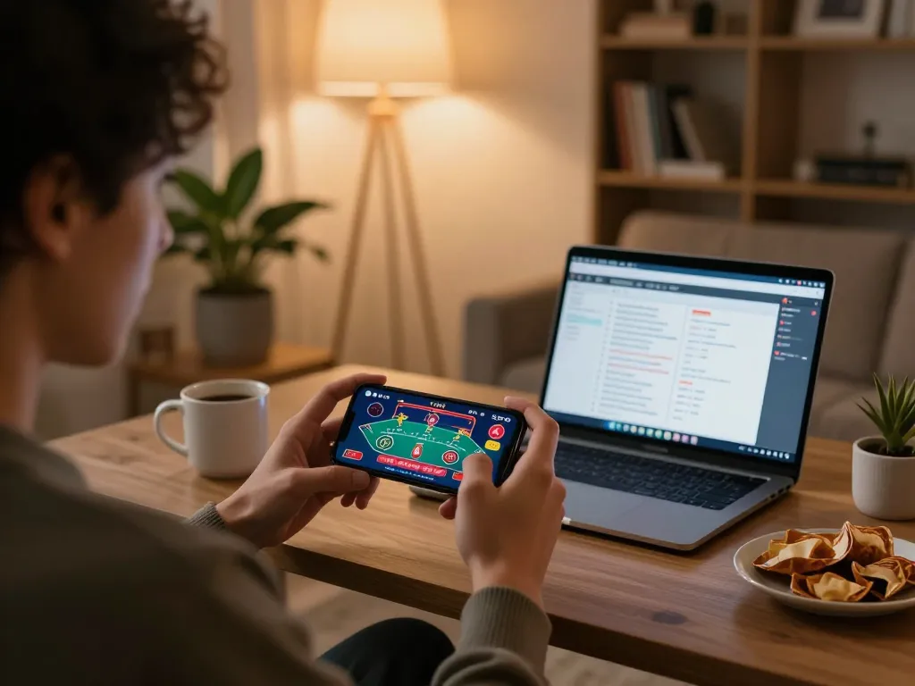 Engaging in mobile gaming at 88AA casino with a vibrant live dealer interface