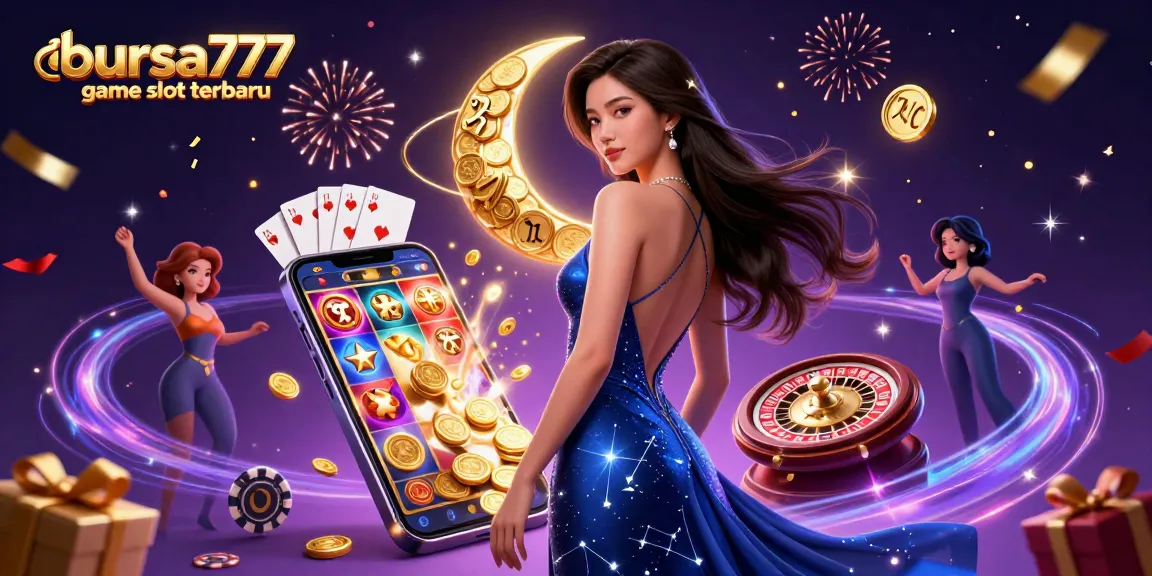 Bursa777 game slot terbaru showcasing captivating slot gameplay with vibrant elements and exciting visuals.