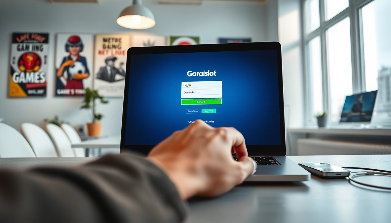Masuk ke garasislot login melalui antarmuka modern dan ramah pengguna.
