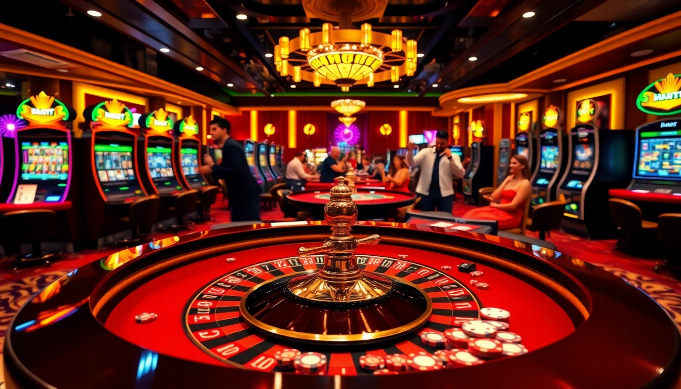 Experience the thrill of winning with 23 win at a luxurious casino venue, featuring vibrant games and excited players.
