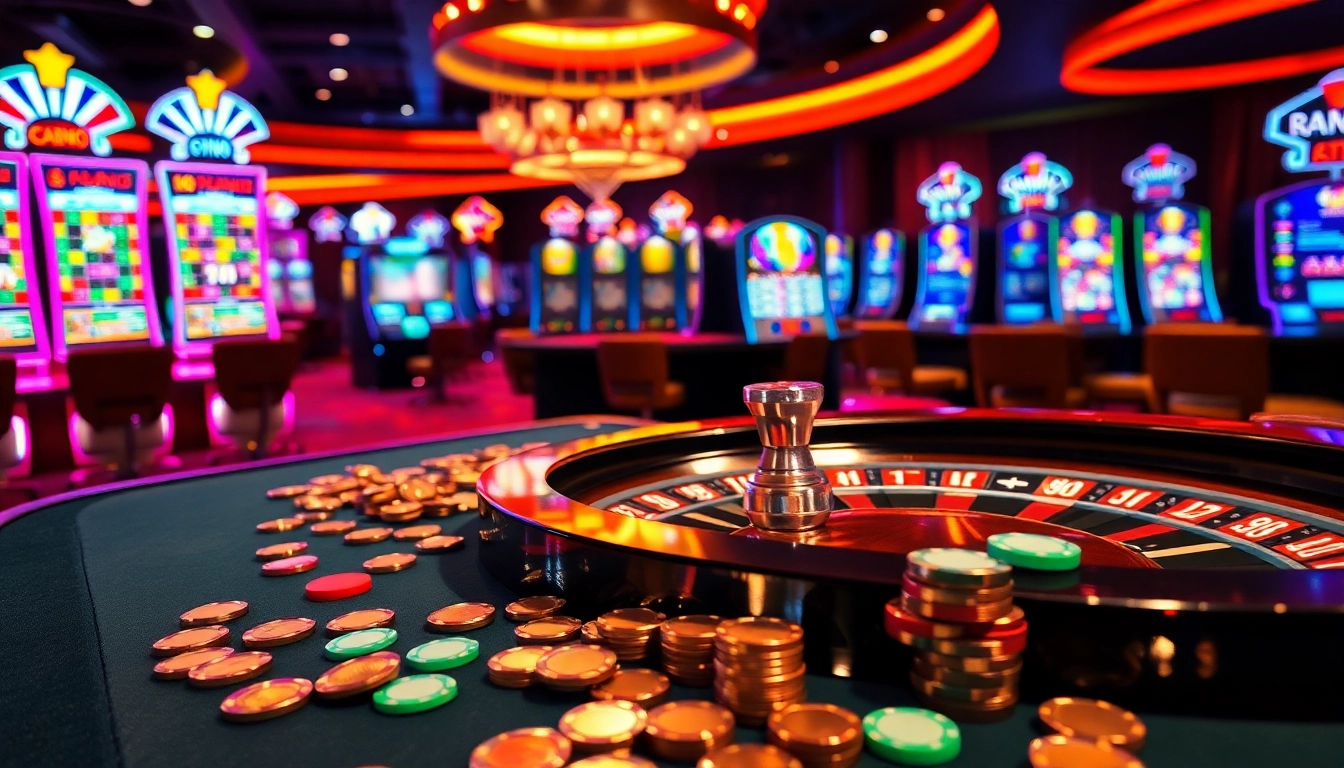 Experience the excitement of rr88 mov with lively casino games and vibrant poker chips.