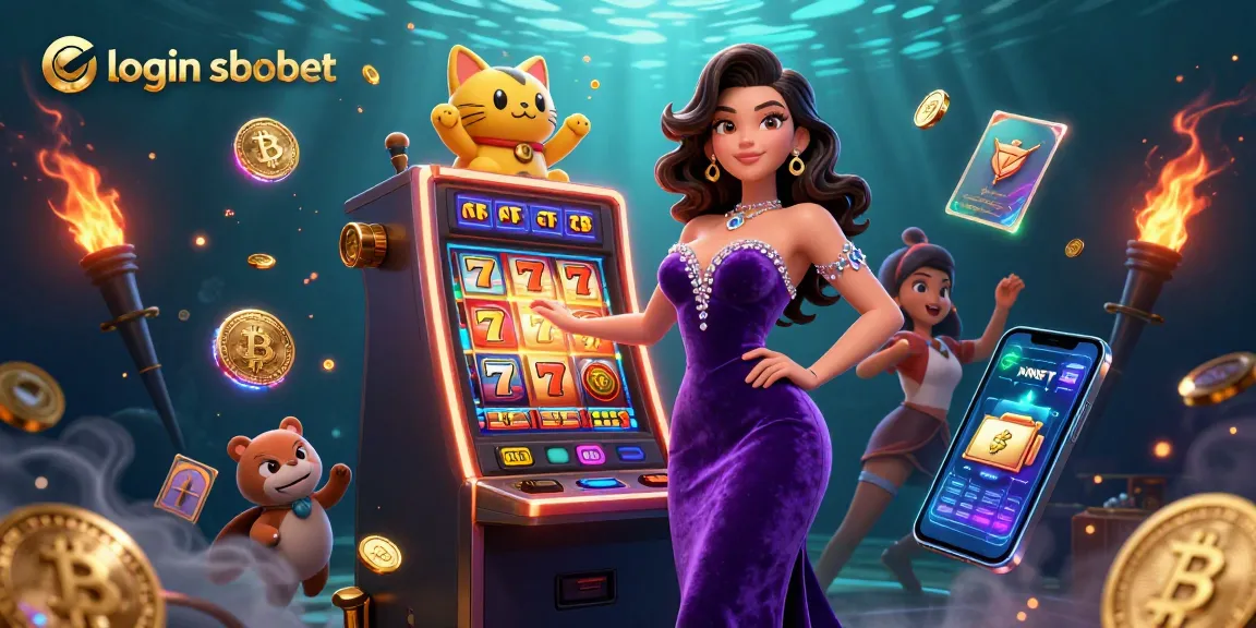 Experience thrilling gameplay and jackpots with login sbobet in a vibrant casino scene.