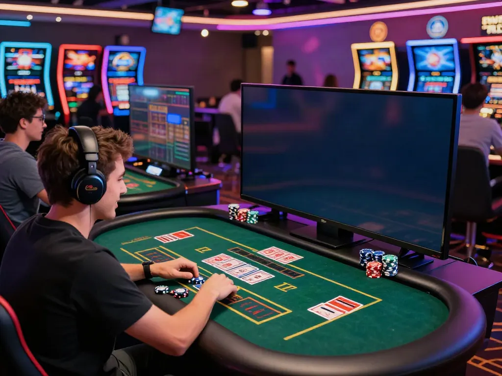 Experience the thrill of online casinos that accept credit cards with lively gaming setups and interactive play.