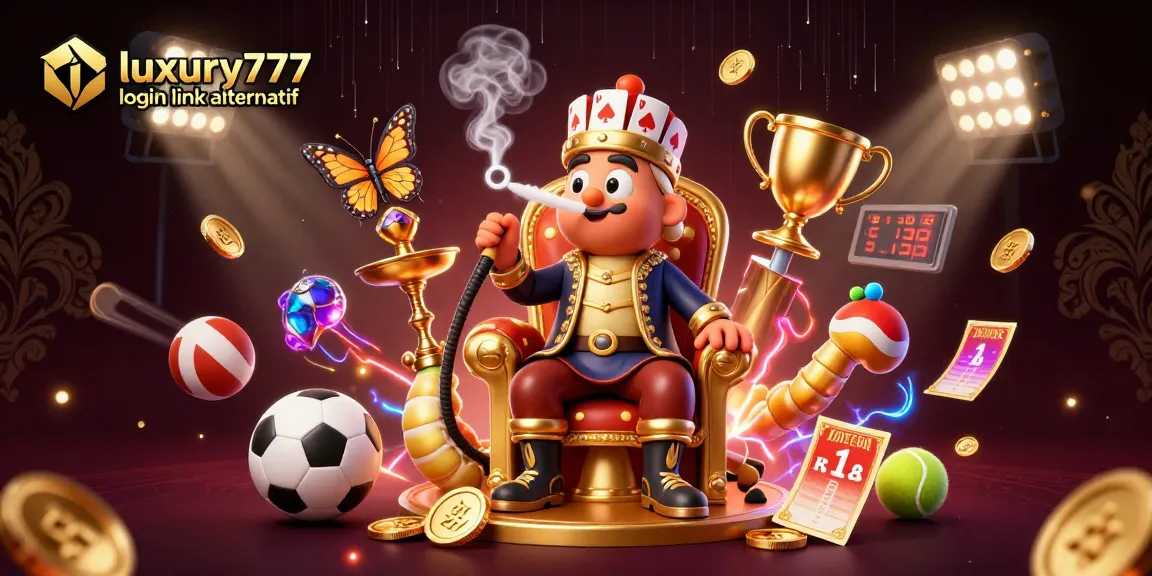 Memainkan luxury777 login link alternatif dengan karakter dan elemen kasino yang menakjubkan dalam ilustrasi 3D yang kaya detail dan warna.