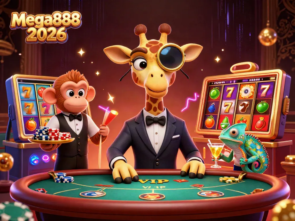 Experience the excitement of mega888 2026 with high-roller giraffe and vibrant casino games.