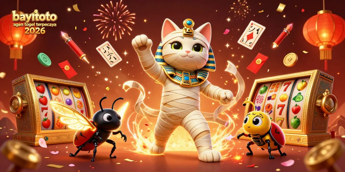 Experience bayitoto agen togel terpercaya 2026 with a vibrant casino scene bursting with excitement and winnings.