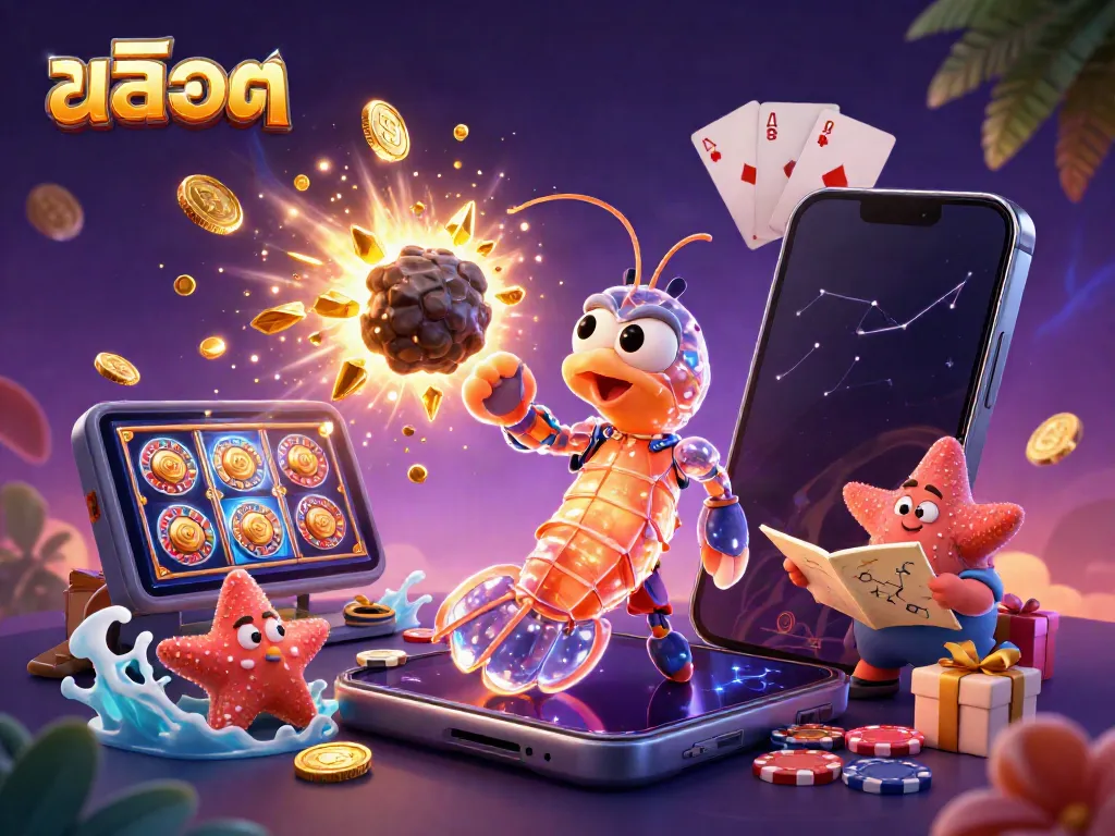 Spin the สล็อต reels in an enchanting galaxy with the mantis shrimp and starfish navigating riches!
