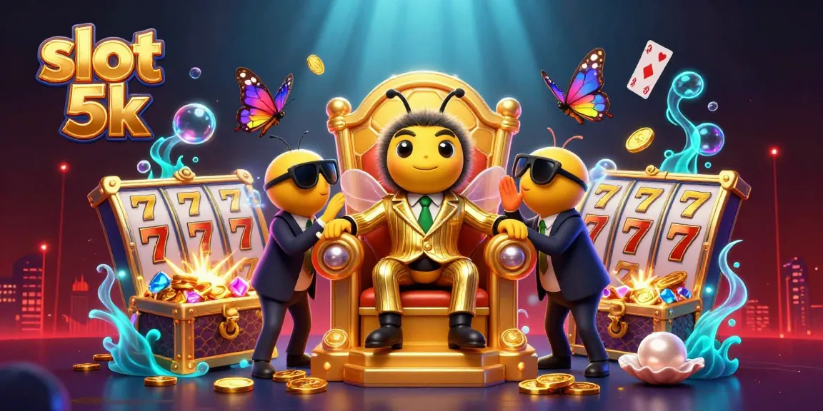 Experience thrilling gameplay with slot 5k featuring a bumblebee mob boss surrounded by jackpot elements