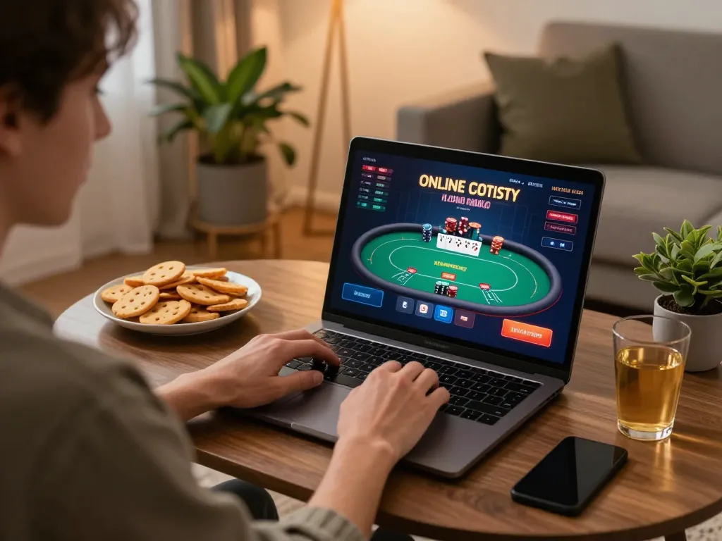 Cách bắt lô kép strategy in action during an online poker session, showcasing engaging gameplay.