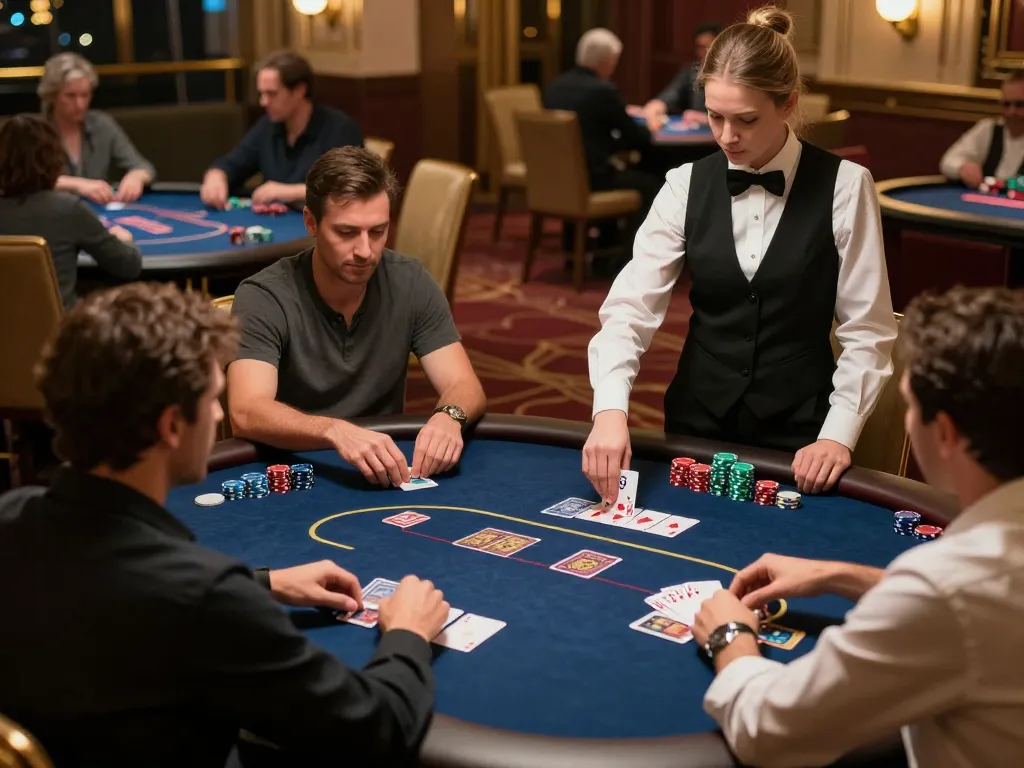 Players celebrating a winning hand in a g28tv poker game, showcasing excitement and strategic gameplay