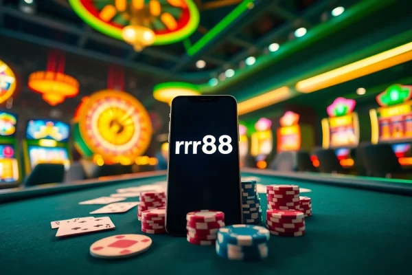 Experience the thrill of online gambling at rr88 link with vibrant casino tables and games.