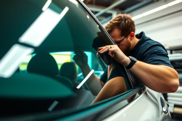 Enhance your ride with expert window tint Chattanooga services showcasing professional installation.