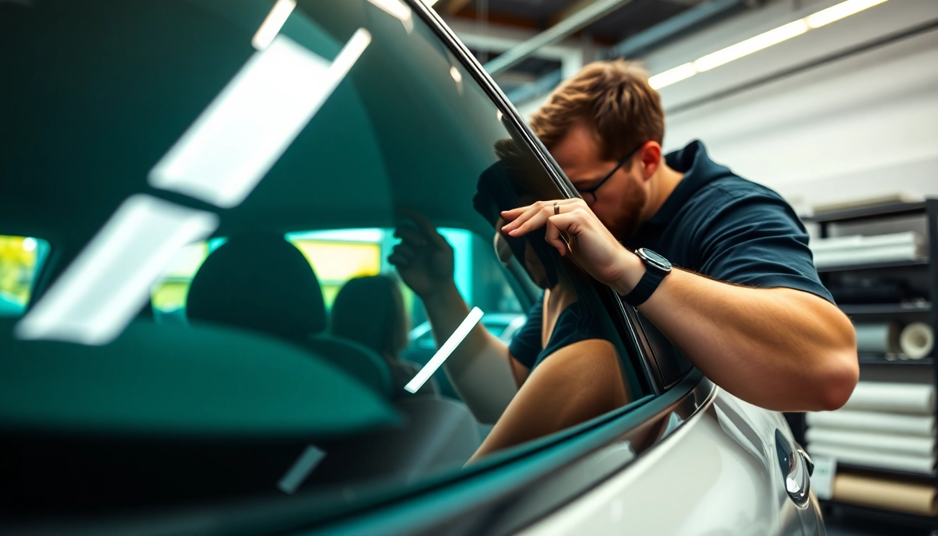 Enhance your ride with expert window tint Chattanooga services showcasing professional installation.