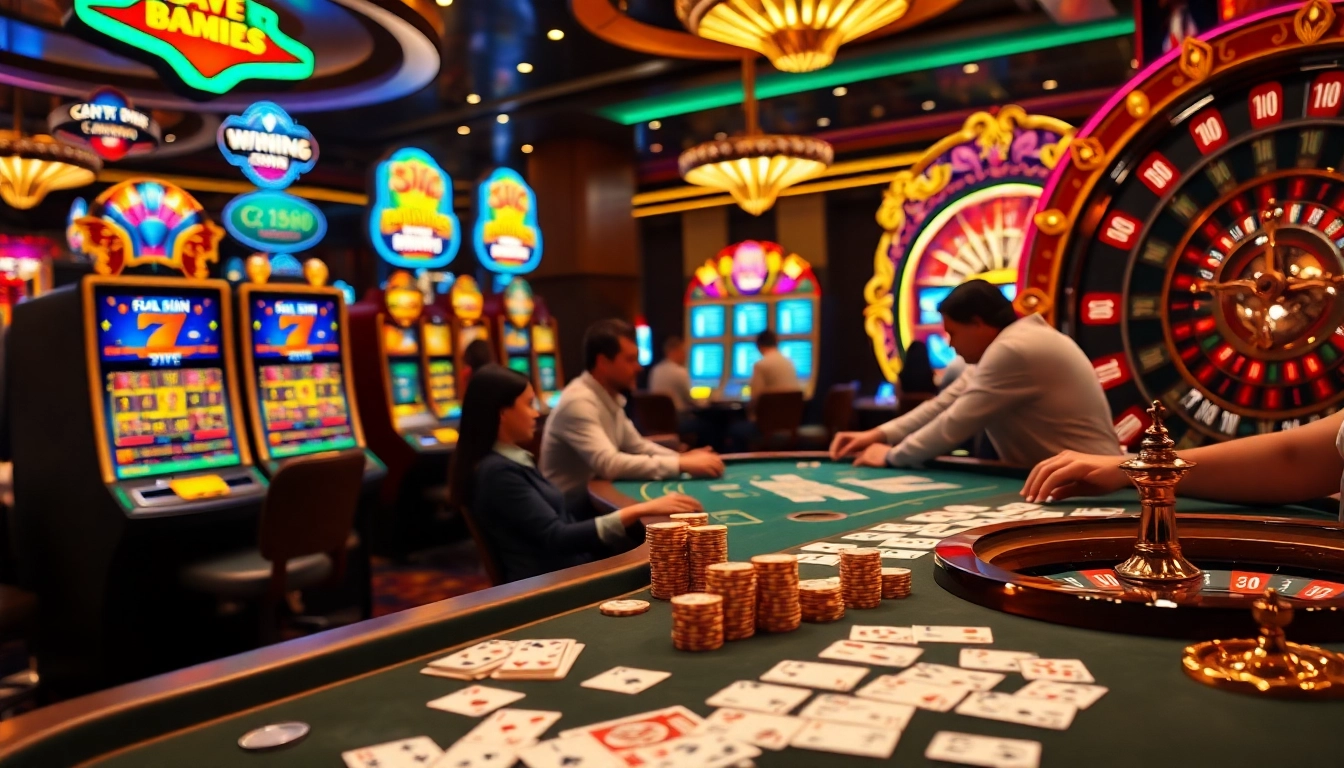 C168 players enjoying an exciting blackjack game at a luxurious casino table with vibrant cards and chips.