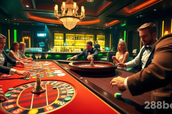Players engaged at a roulette table, experiencing thrilling moments at 28bets casino.
