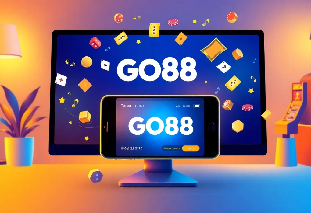 Engaging interface of GO88 online gaming platform showcasing vibrant games and user-friendly design.
